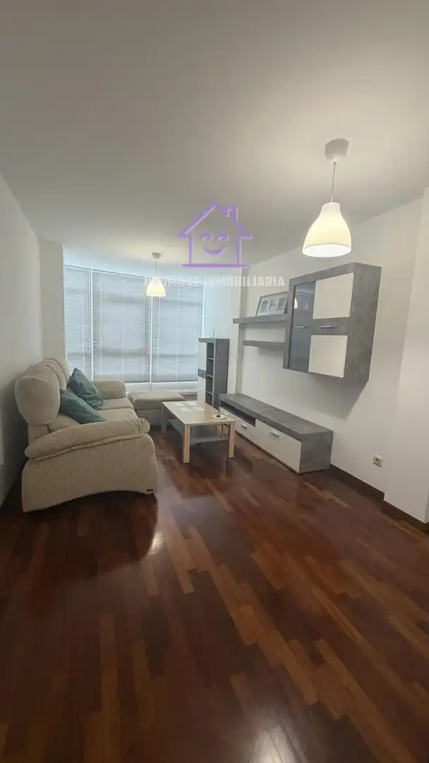 Living room of Flat for rent in Arteixo  with Heating, Storage room and Furnished