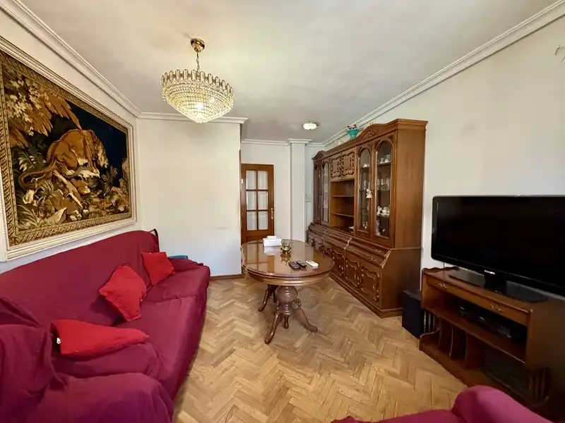 Sala d'estar de Pis en venda en Madrid amb Aire condicionat, Calefacció i Jardí privat