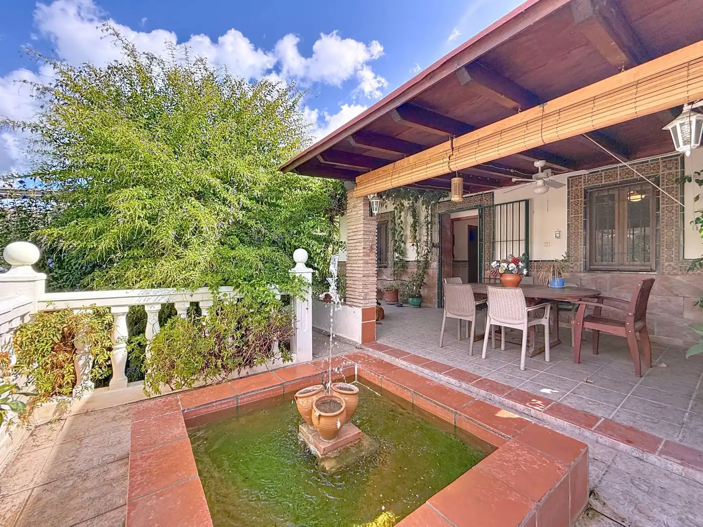 Terraza de Finca rústica en venta en Almuñécar con Aire acondicionado, Jardín privado y Terraza