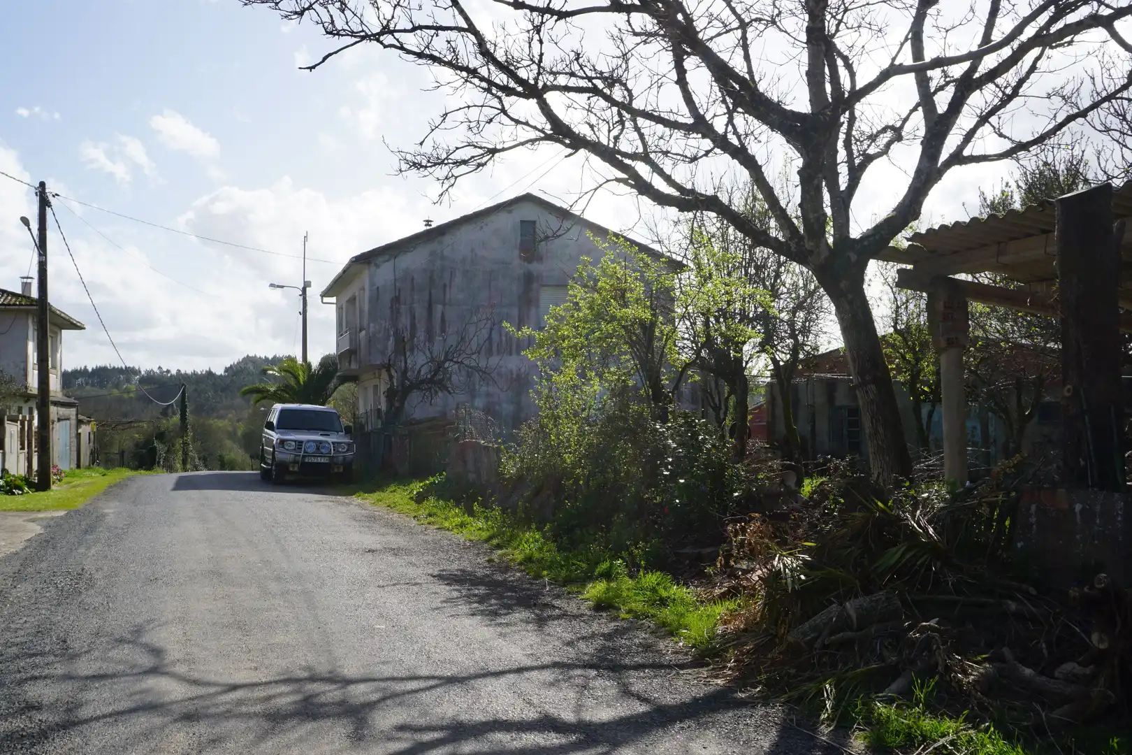 Vista exterior de Casa o xalet en venda en Melide amb Jardí privat