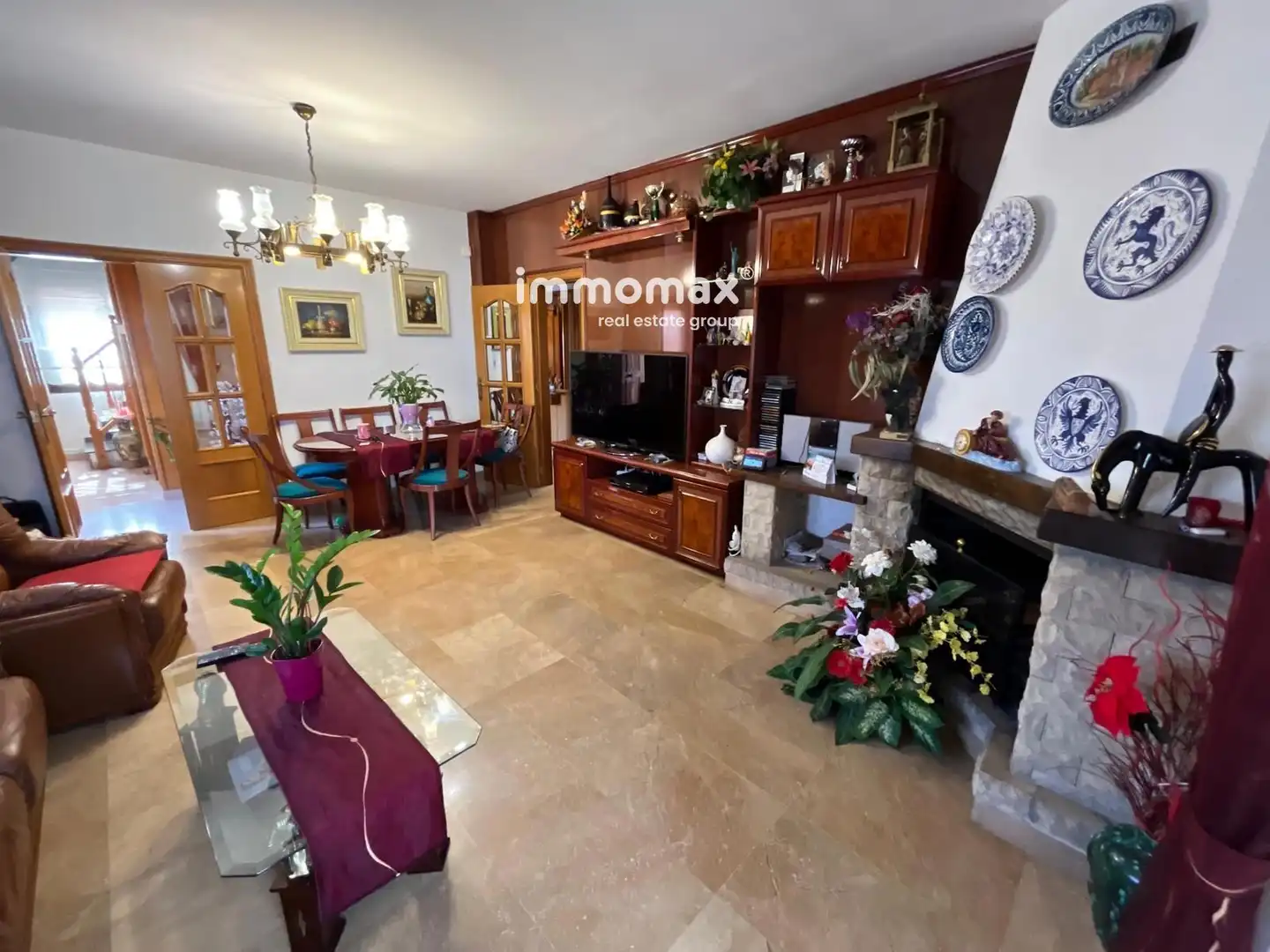 Living room of Houses for sale in Santa Coloma de Cervelló  with Heating, Terrace and Storage room