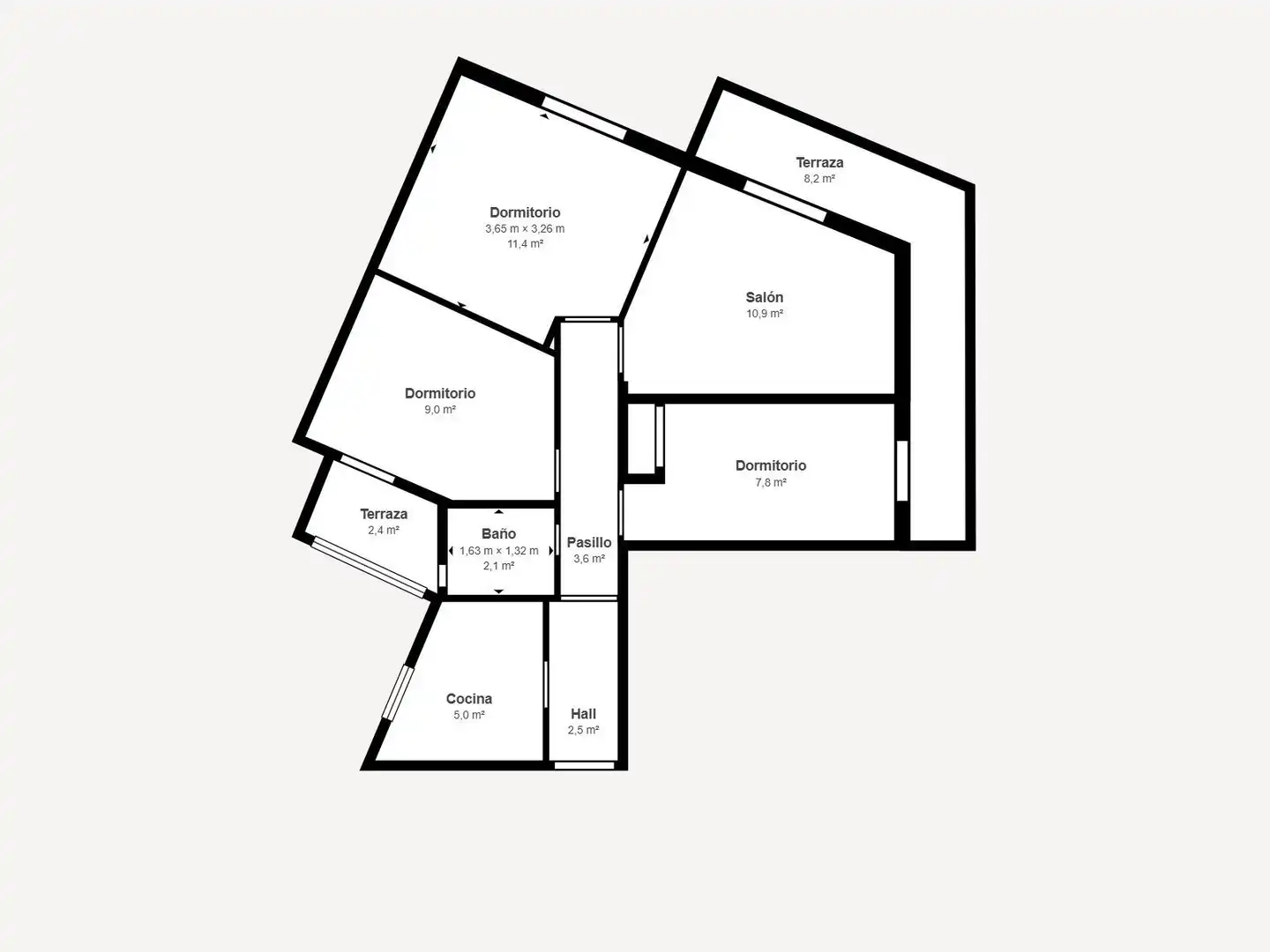 Flat for sale in Madrid  with Air Conditioner, Terrace and Balcony