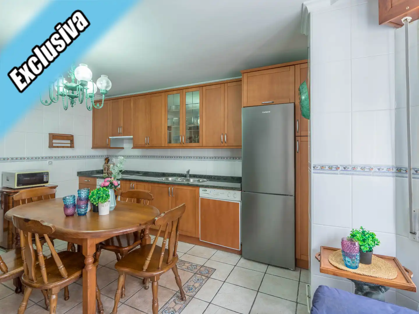 Cocina de Dúplex en venta en Santoña con Calefacción, Parquet y Terraza