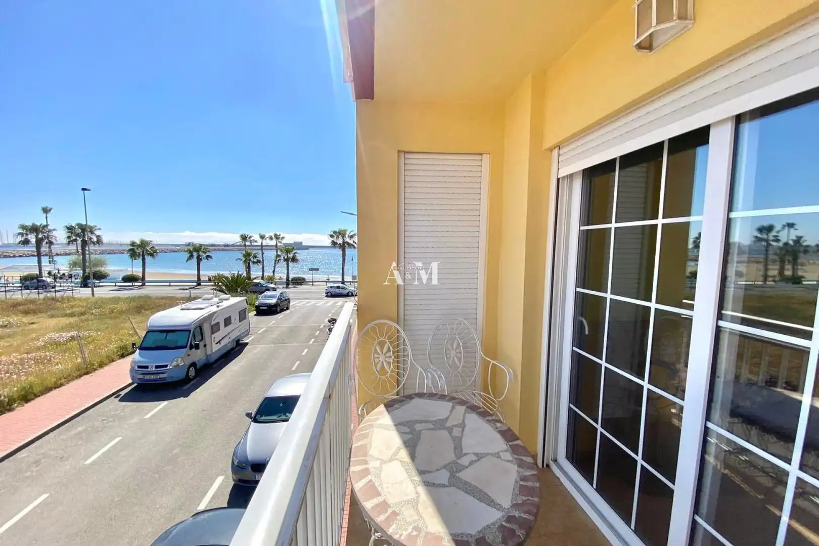 Terraza de Apartamento de alquiler en Torrevieja con Terraza, Amueblado y Horno