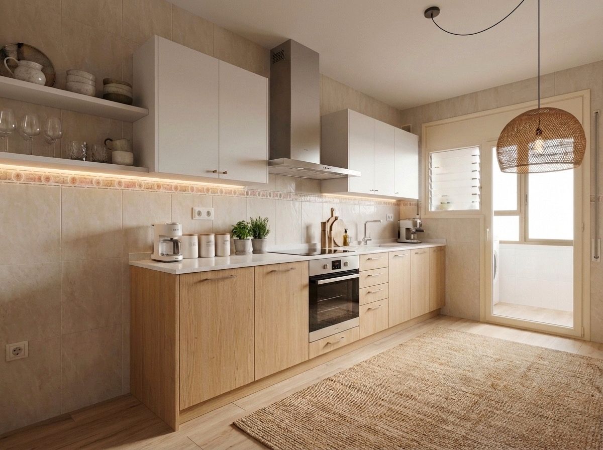 Kitchen of Attic for sale in Sant Pere de Ribes  with Air Conditioner, Terrace and Oven