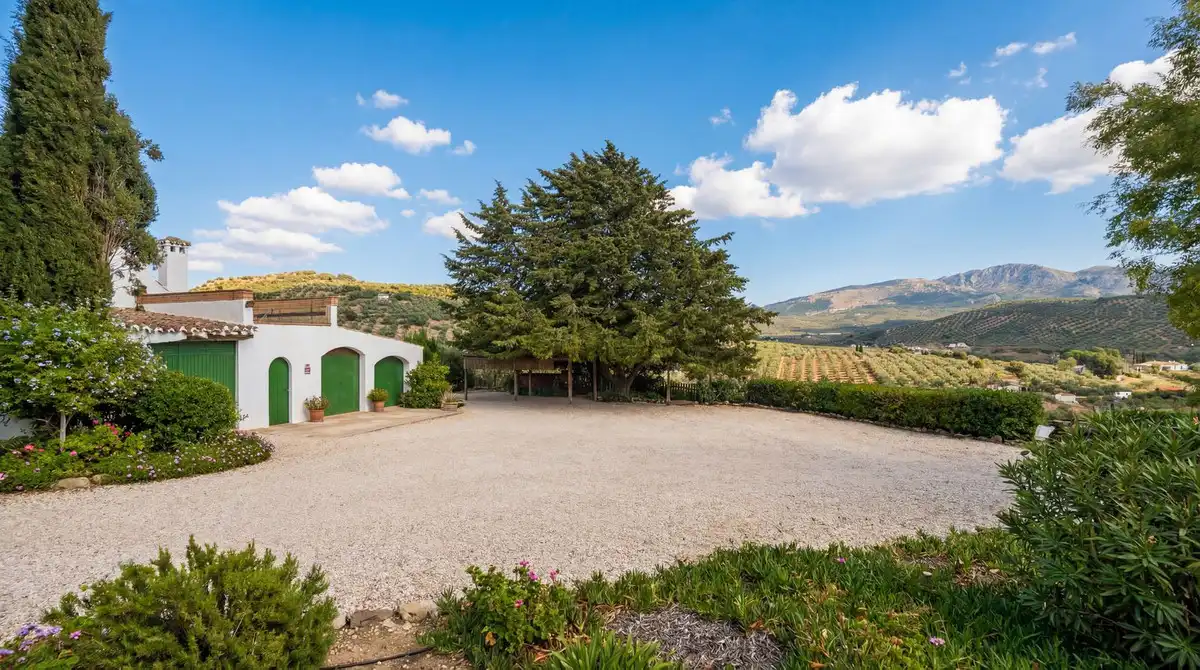 Jardín de Finca rústica en venta en Villanueva del Rosario con Aire acondicionado, Terraza y Trastero