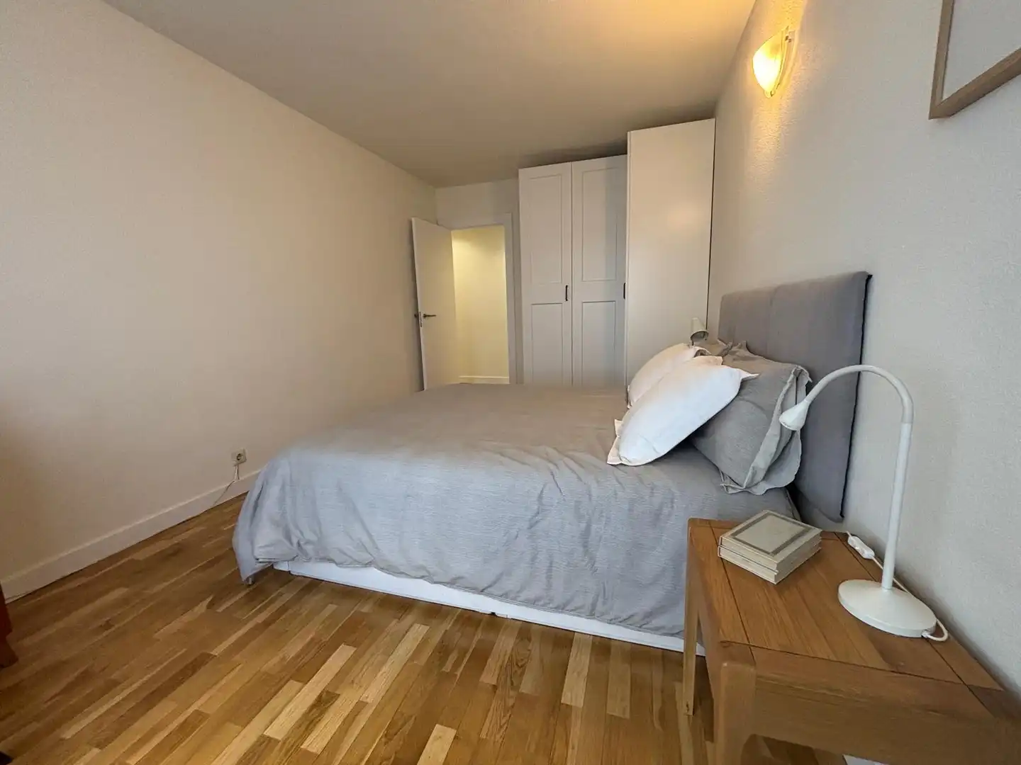 Bedroom of Flat for rent in  Pamplona / Iruña  with Heating, Parquet flooring and Terrace
