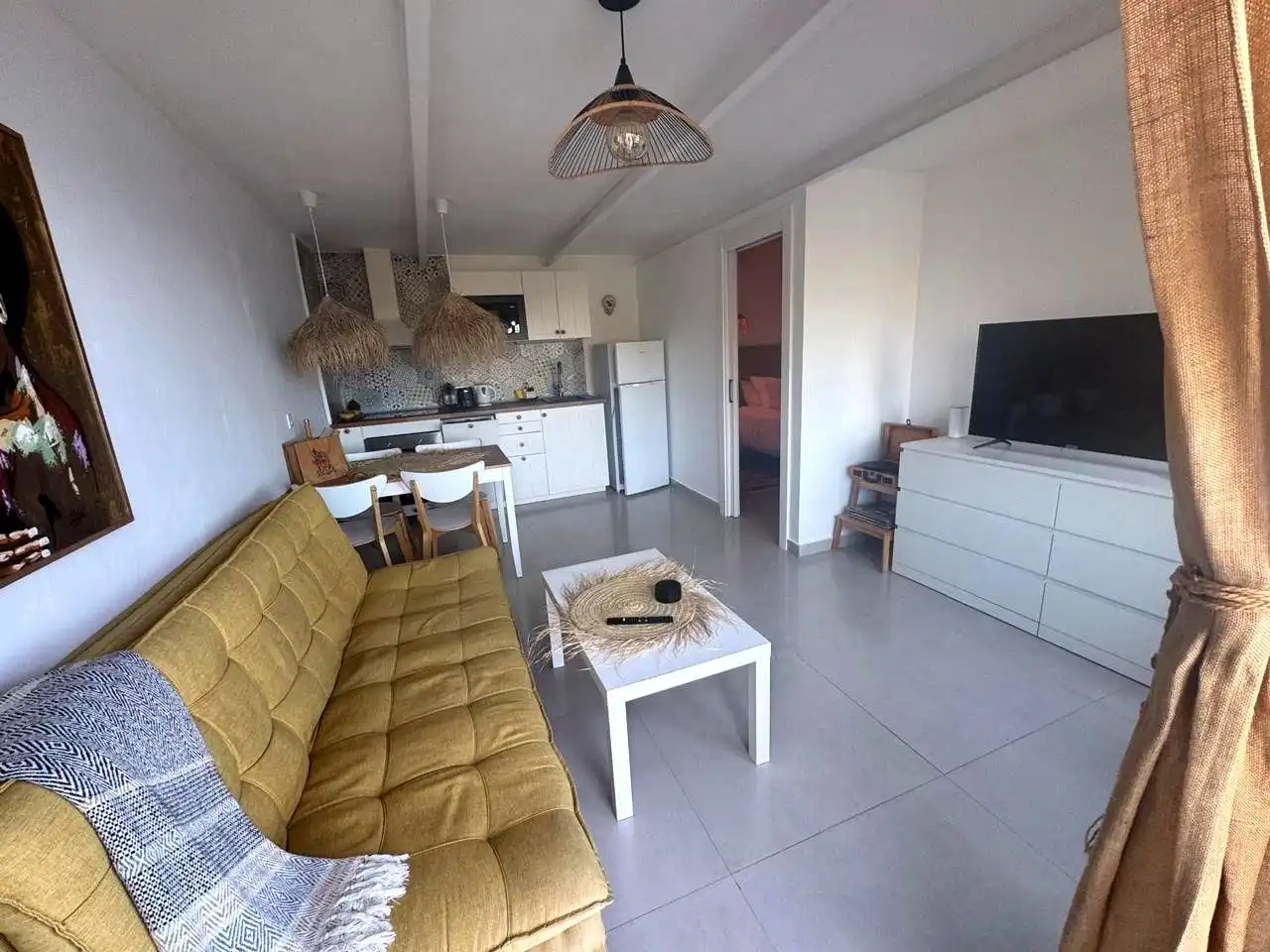 Living room of Flat for sale in Los Realejos  with Terrace and Furnished