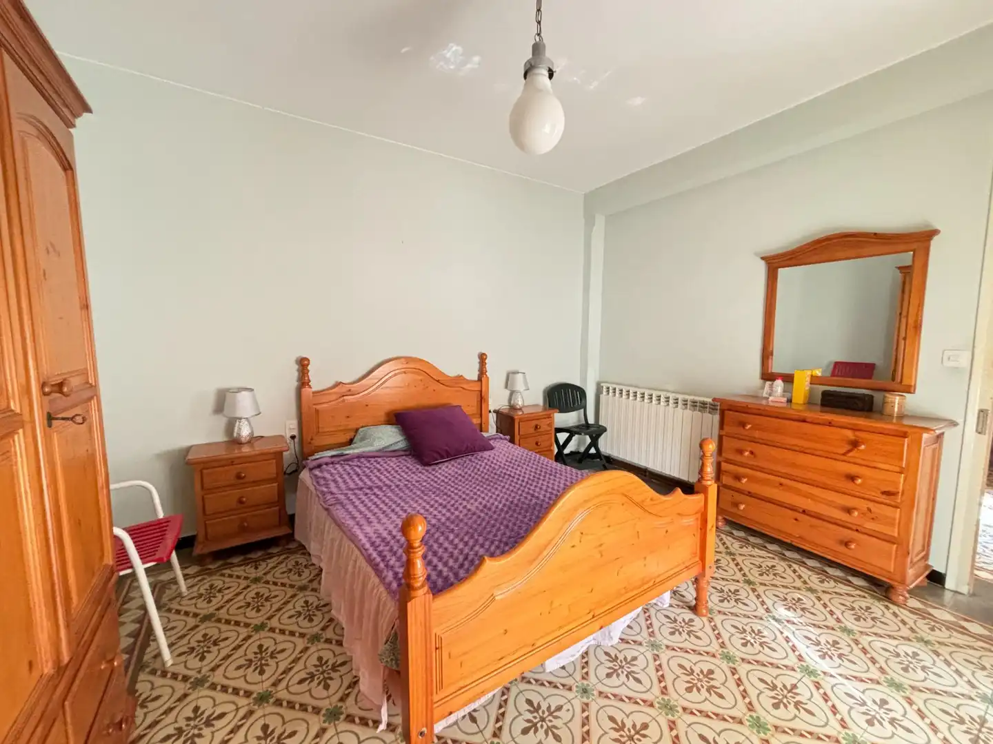 Habitación de Casa adosada en venta en Sant Feliu de Pallerols con Calefacción, Jardín privado y Terraza
