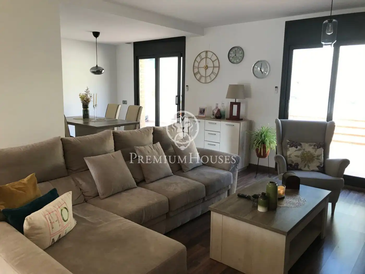 Living room of Detached homes for sale in Calafell  with Heating, Private garden and Parquet flooring