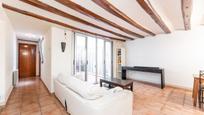 Living room of Flat for sale in Vilanova i la Geltrú  with Heating, Terrace and Furnished