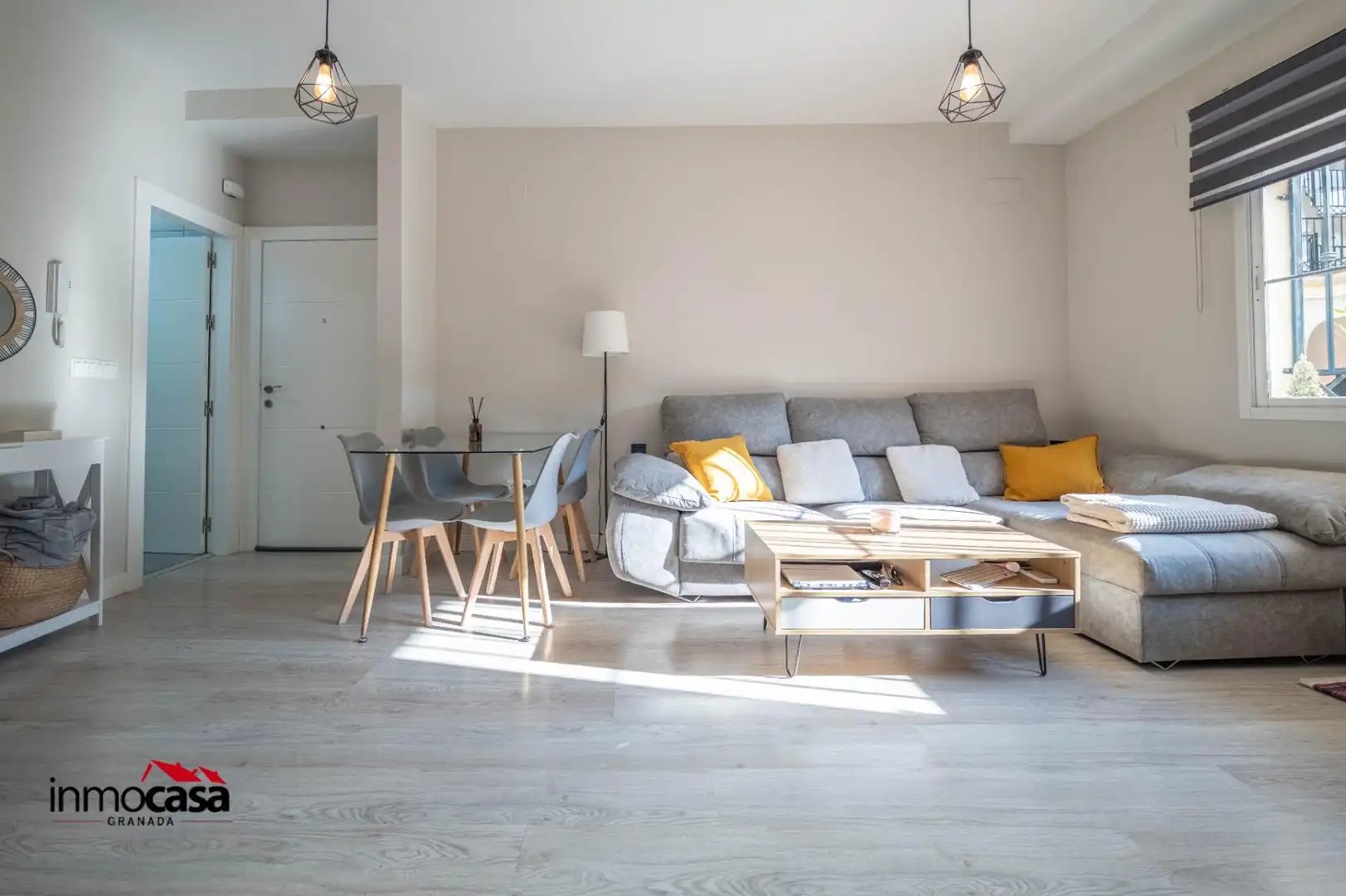 Living room of Flat for sale in Las Gabias  with Air Conditioner and Parquet flooring