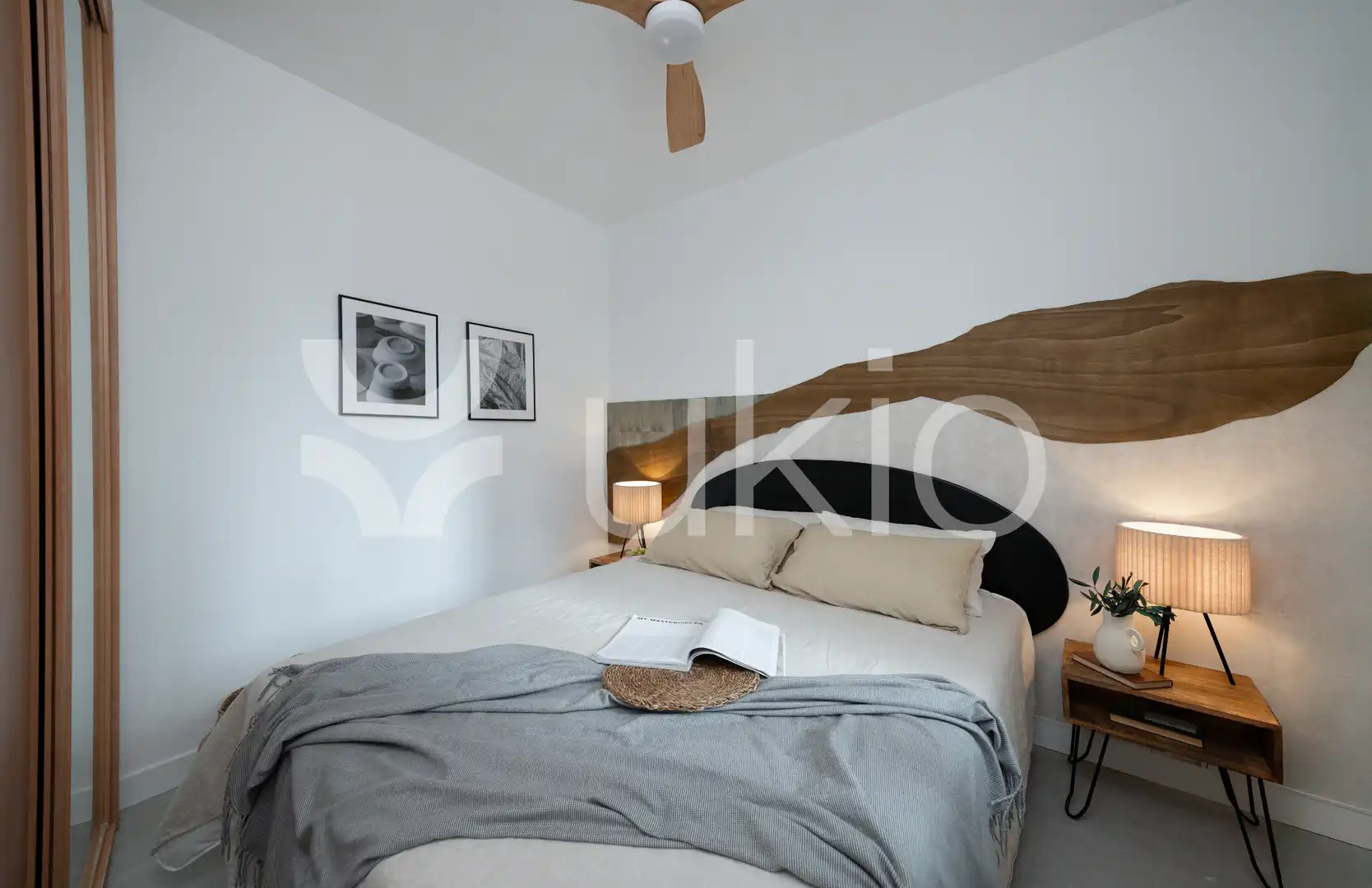 Habitación de Apartamento de alquiler en Madrid con Aire acondicionado, Calefacción y Amueblado