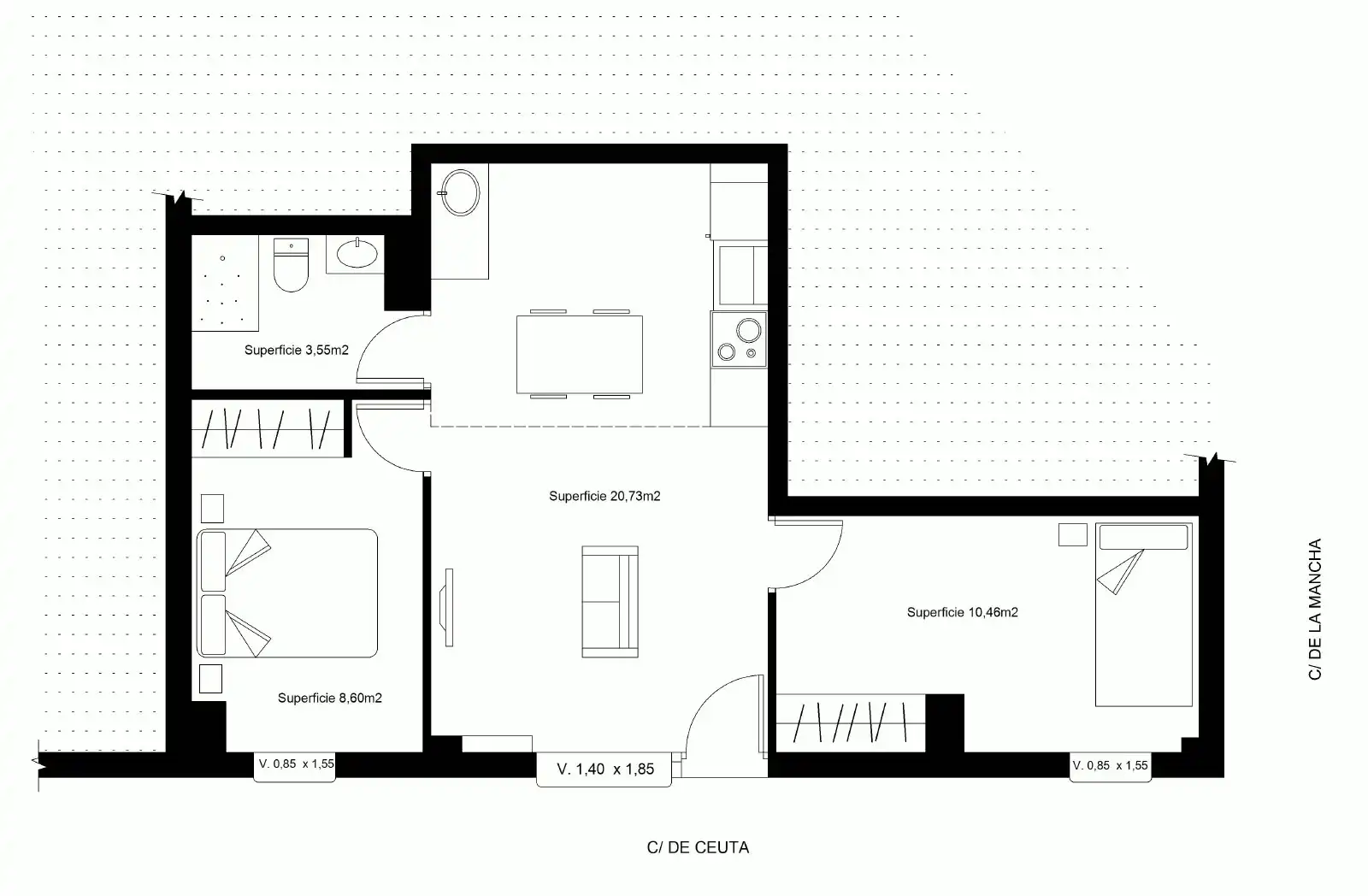 Flat for sale in Torrejón de Ardoz  with Air Conditioner, Heating and Oven