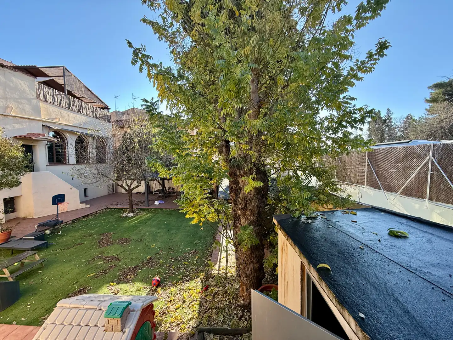 Terraza de Casa adosada en venta en Barcelona con Aire acondicionado, Calefacción y Jardín privado