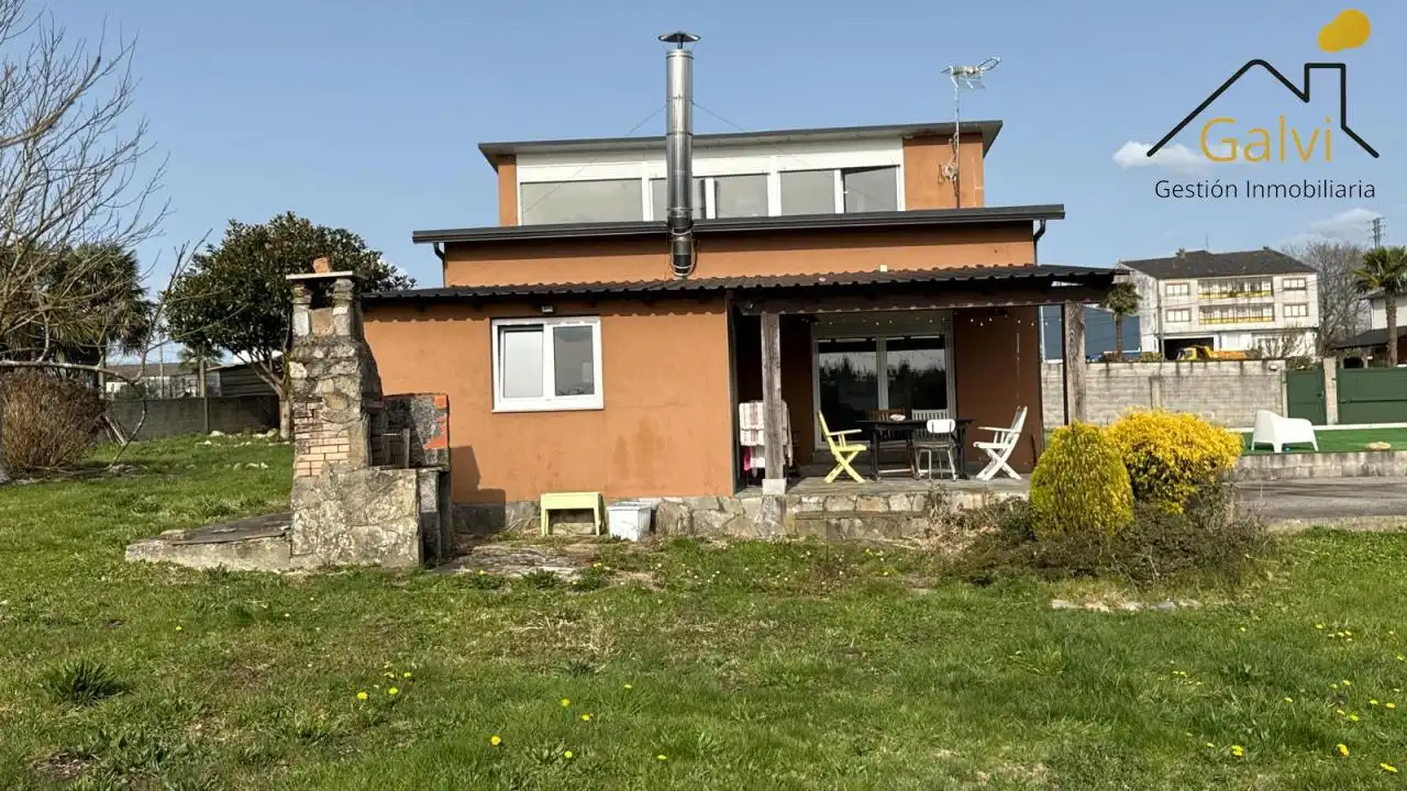 Vista exterior de Casa o chalet en venta en Lugo con Calefacción, Jardín privado y Terraza