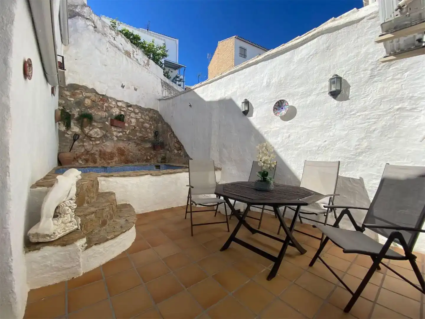 Terrace of Detached homes for sale in Estepa, Sevilla