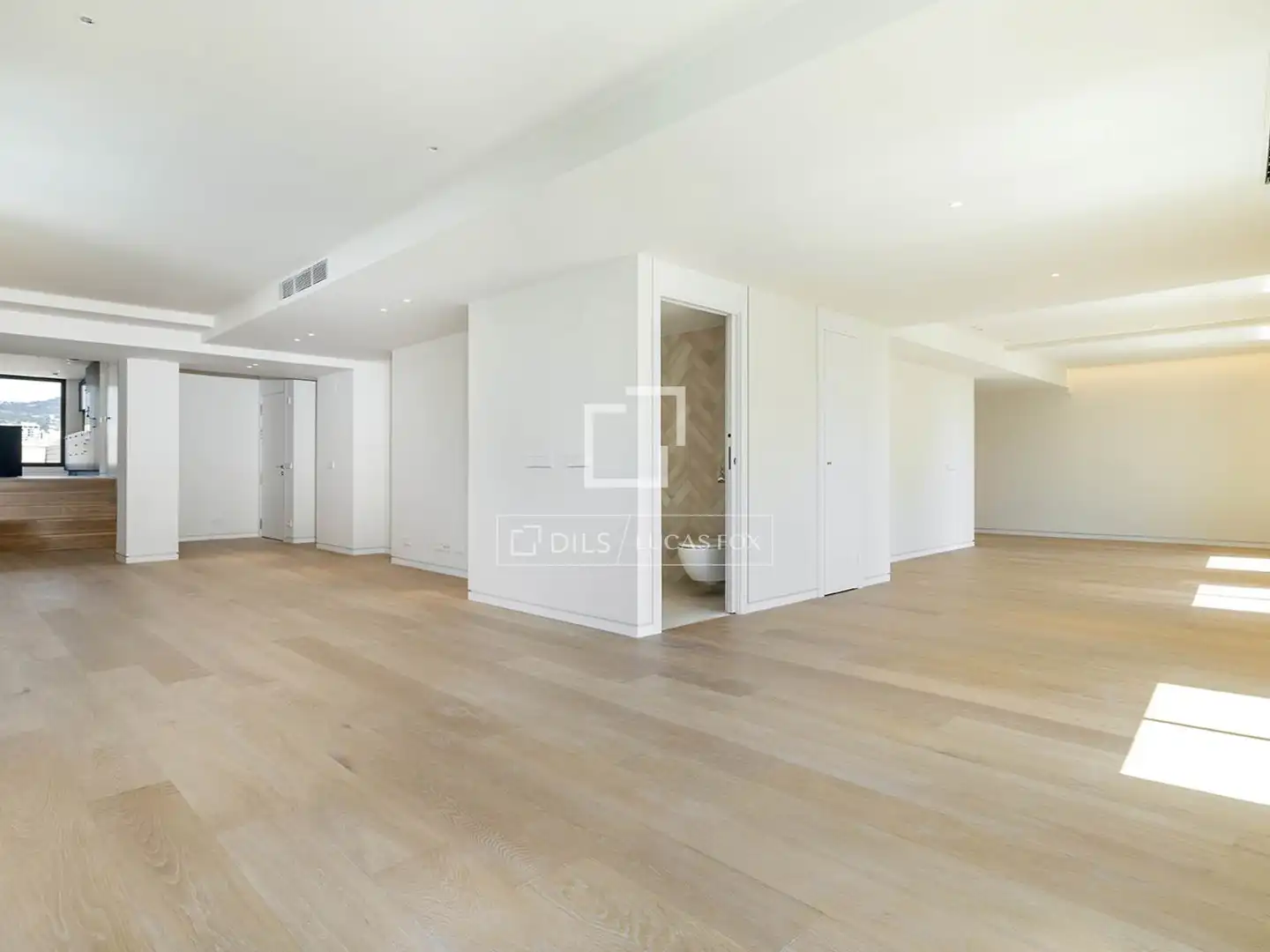 Living room of Attic for sale in Barcelona  with Air Conditioner, Terrace and Swimming Pool