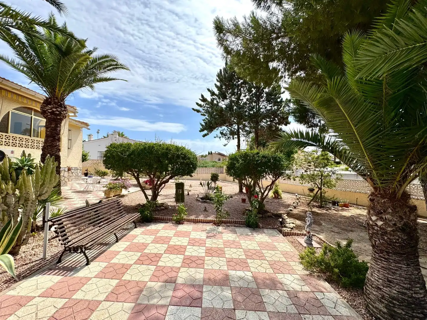 Garten von Haus oder Chalet zur Miete in Rojales mit Klimaanlage, Heizung und Privatgarten