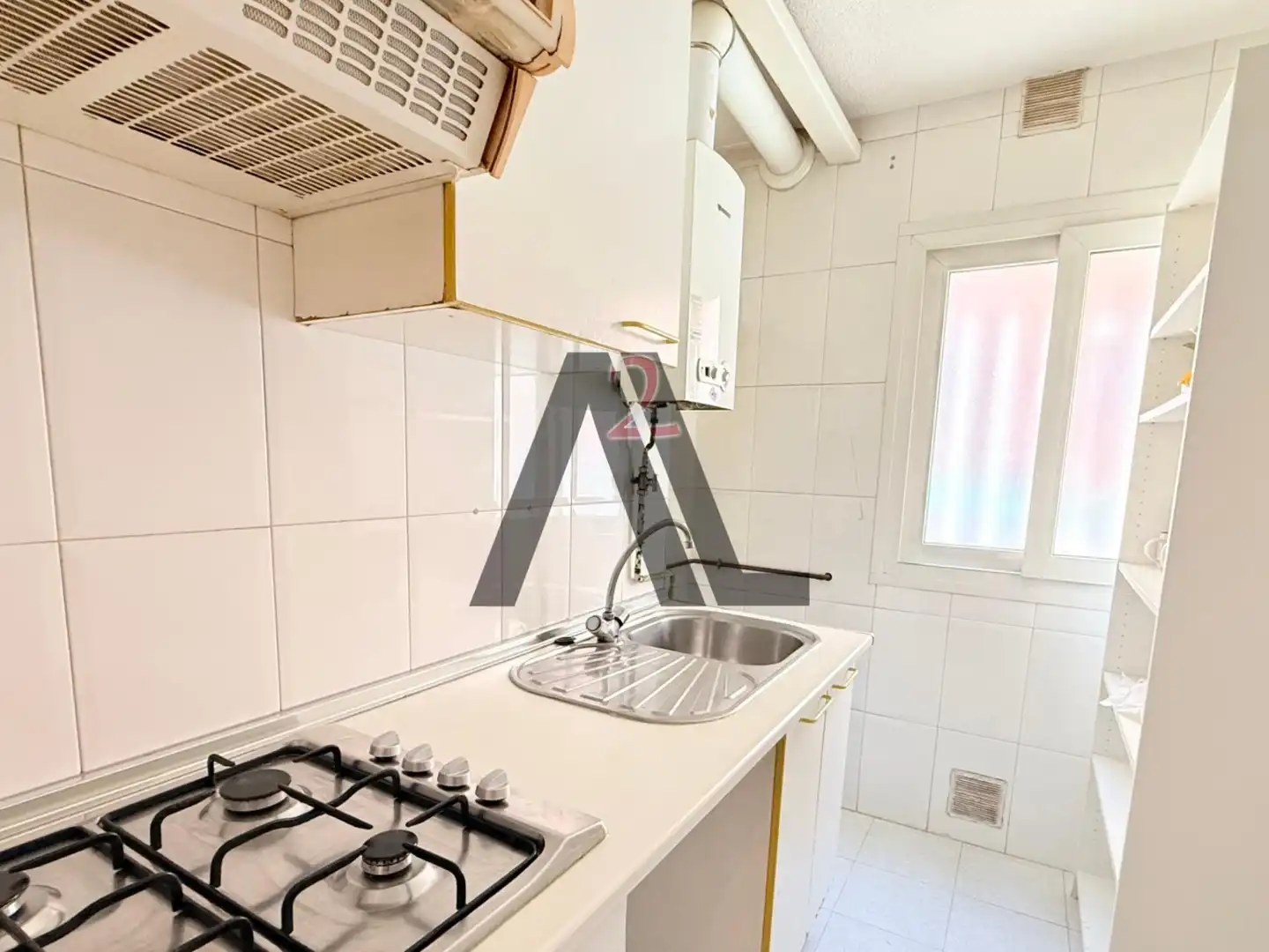 Kitchen of Flat for sale in Madrid  with Air Conditioner and Balcony