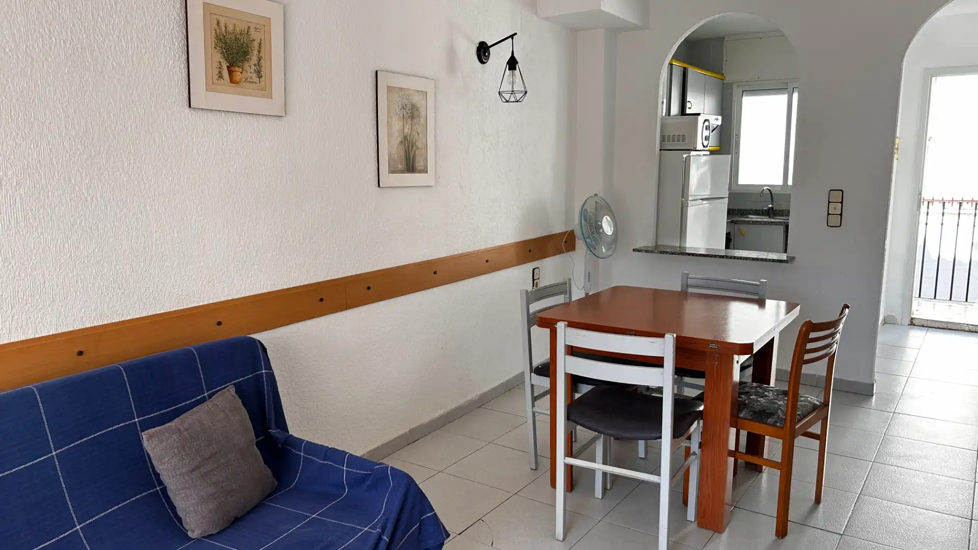Menjador de Apartament en venda en Peñíscola / Peníscola amb Moblat, Forn i Rentadora
