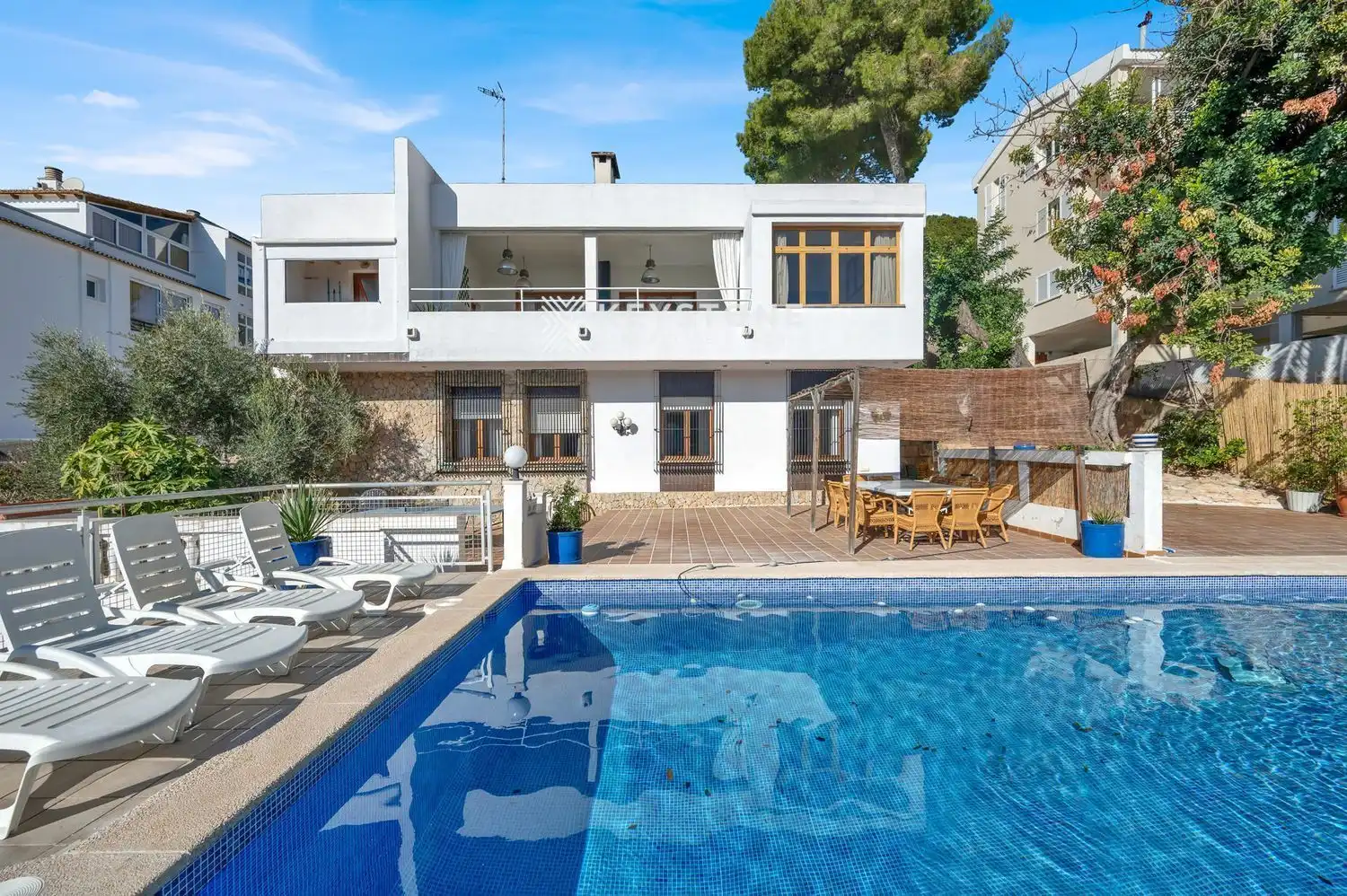 Swimming pool of Houses for sale in Calvià  with Terrace, Storage room and Swimming Pool