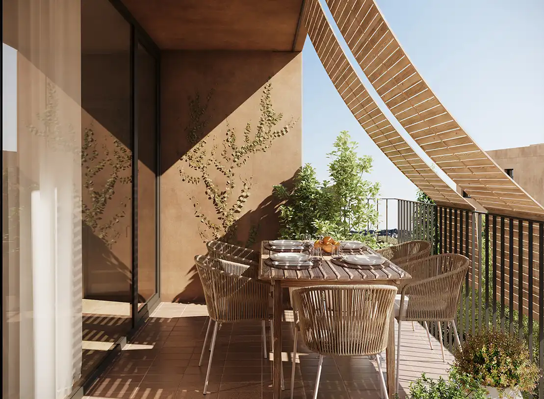 New build Flat with terrace for sale in Carrer Cira de Girona 32, imagen 4