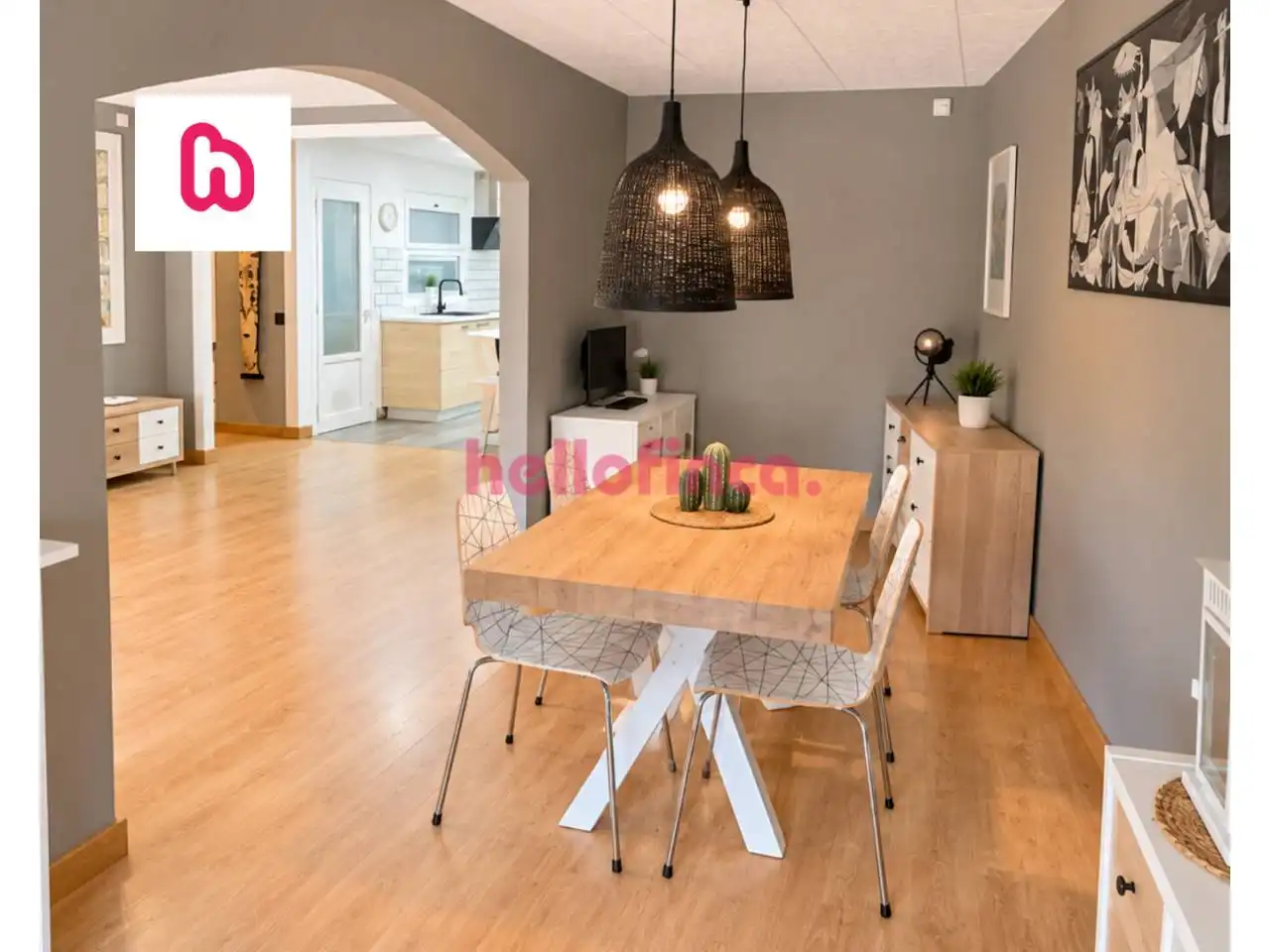 Dining room of Flat for sale in Terrassa  with Air Conditioner, Heating and Parquet flooring