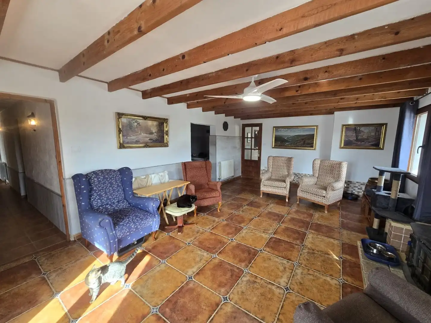 Sala de estar de Casa o chalet en venta en Villena con Jardín privado, Terraza y Piscina