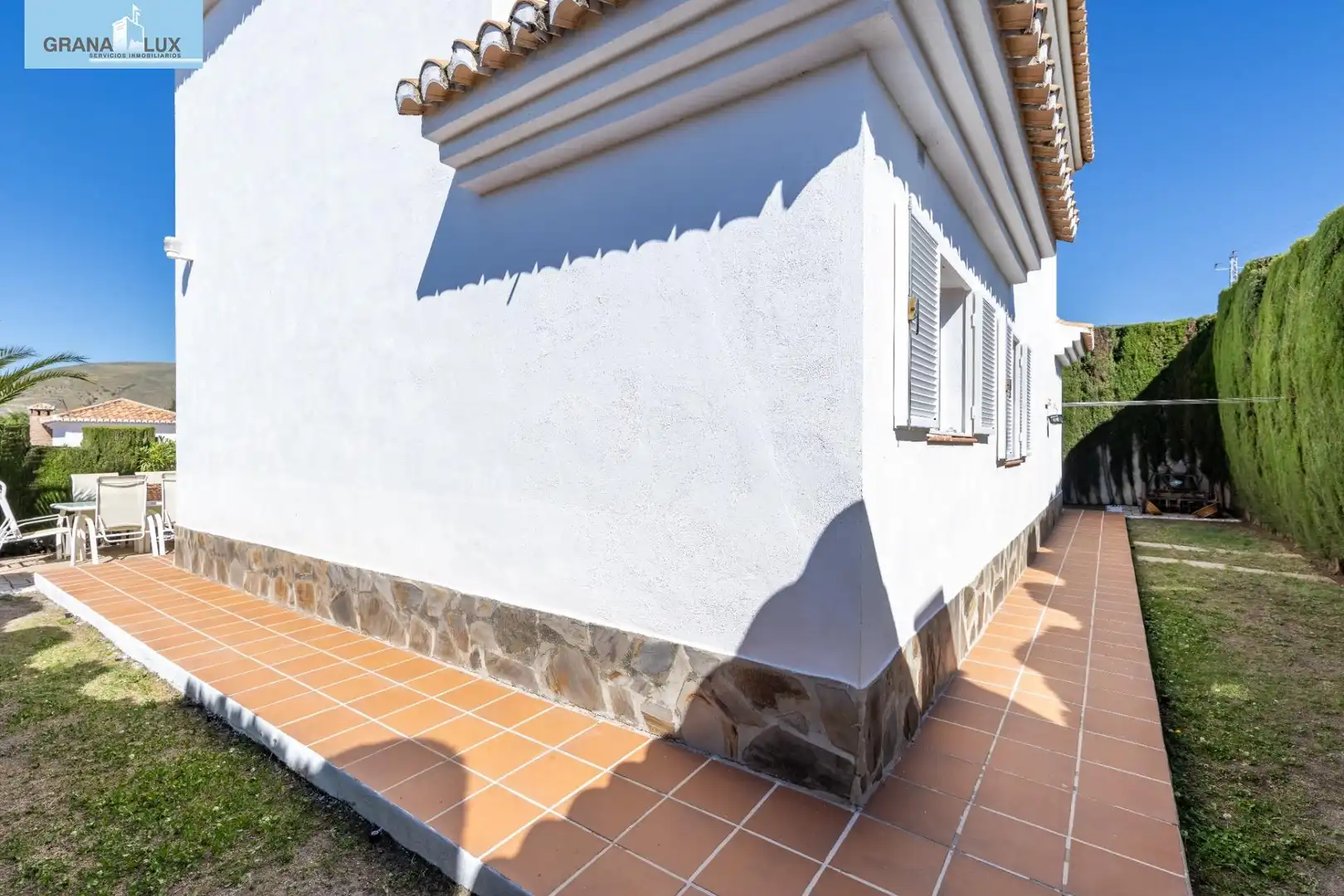 Vista exterior de Casa o chalet en venta en Monachil con Calefacción, Jardín privado y Terraza