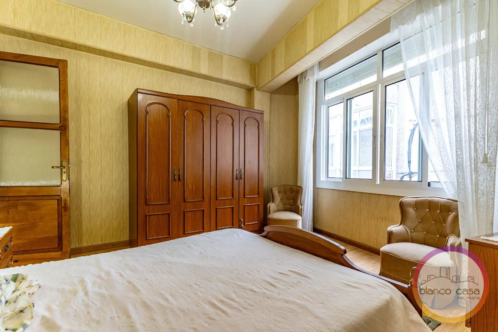 Bedroom of Flat for sale in Ponteceso  with Heating, Terrace and Storage room
