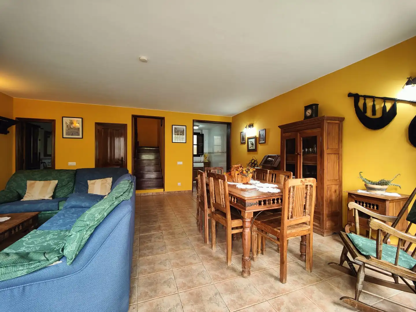Comedor de Casa o chalet en venta en Quirós con Jardín privado, Amueblado y Balcón