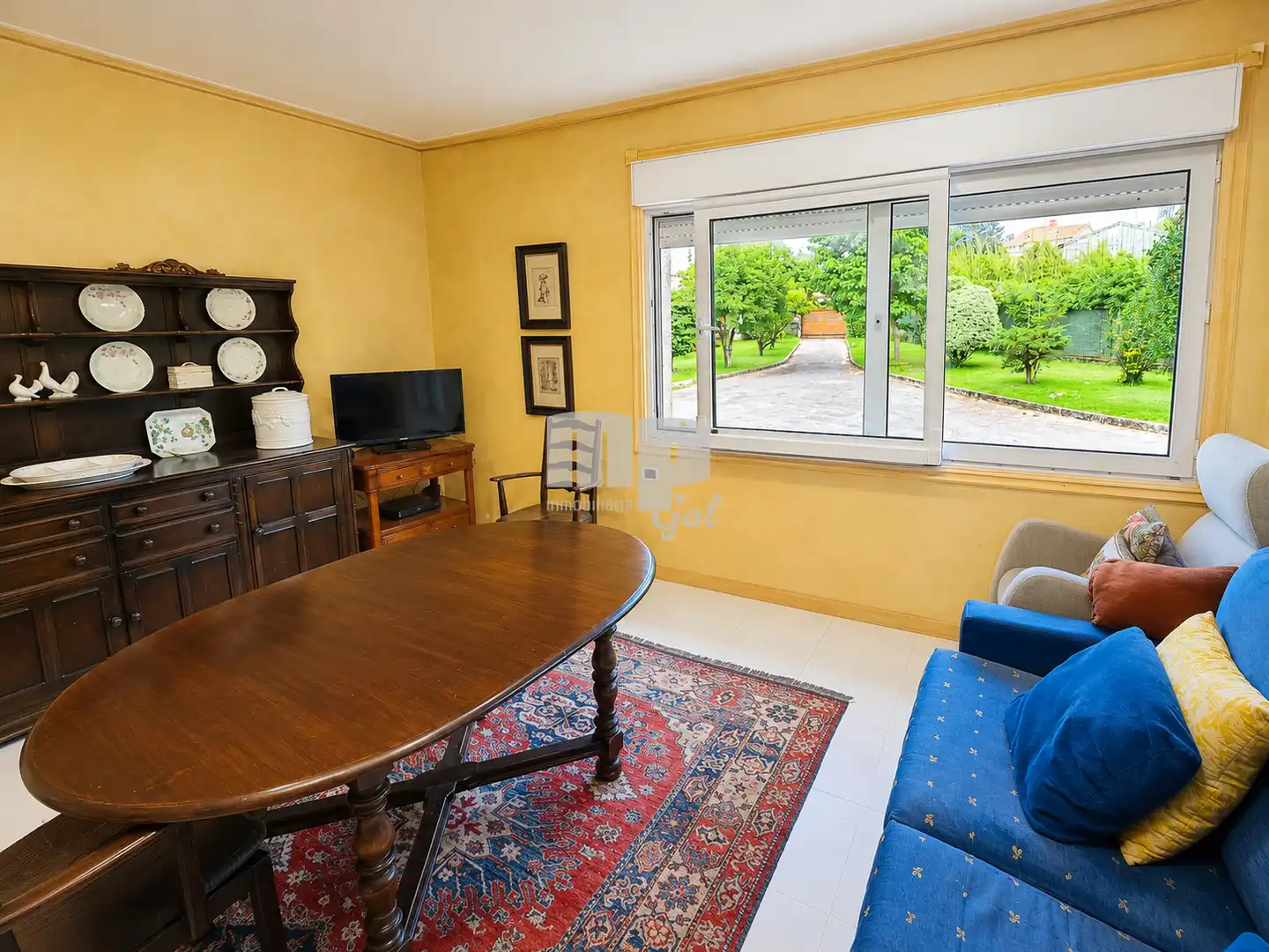 Living room of Houses for sale in Vigo   with Heating, Private garden and Terrace