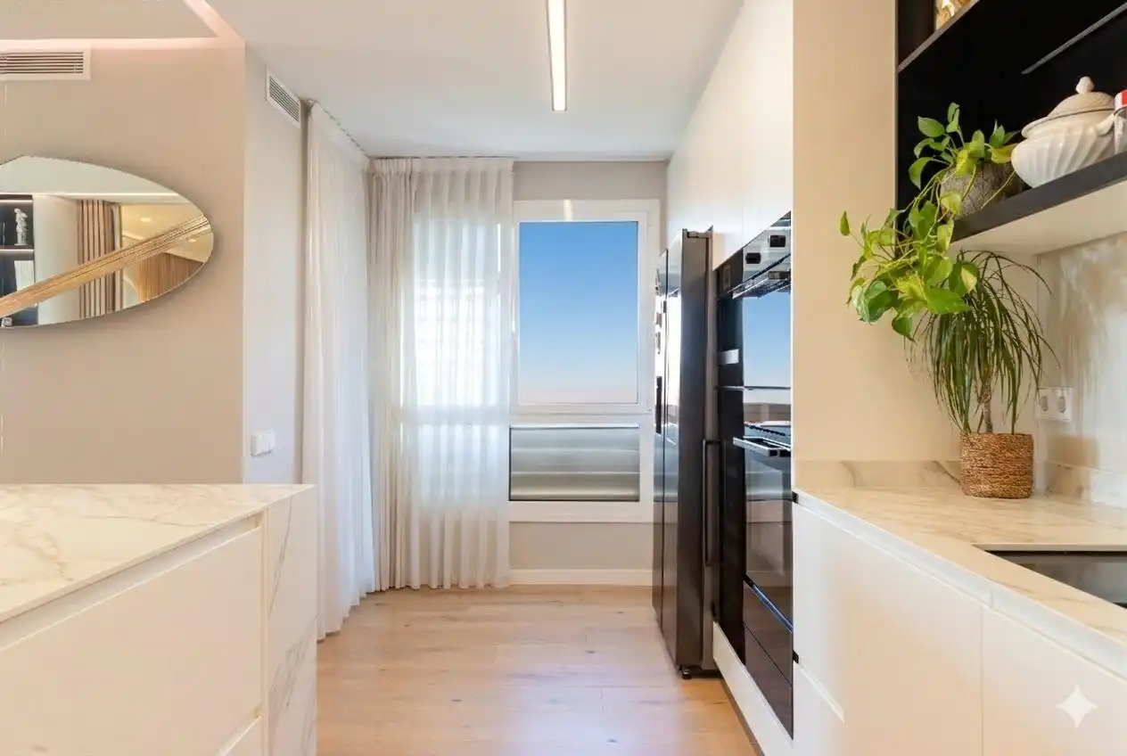 Cocina de Ático en venta en Sabadell con Aire acondicionado, Calefacción y Parquet