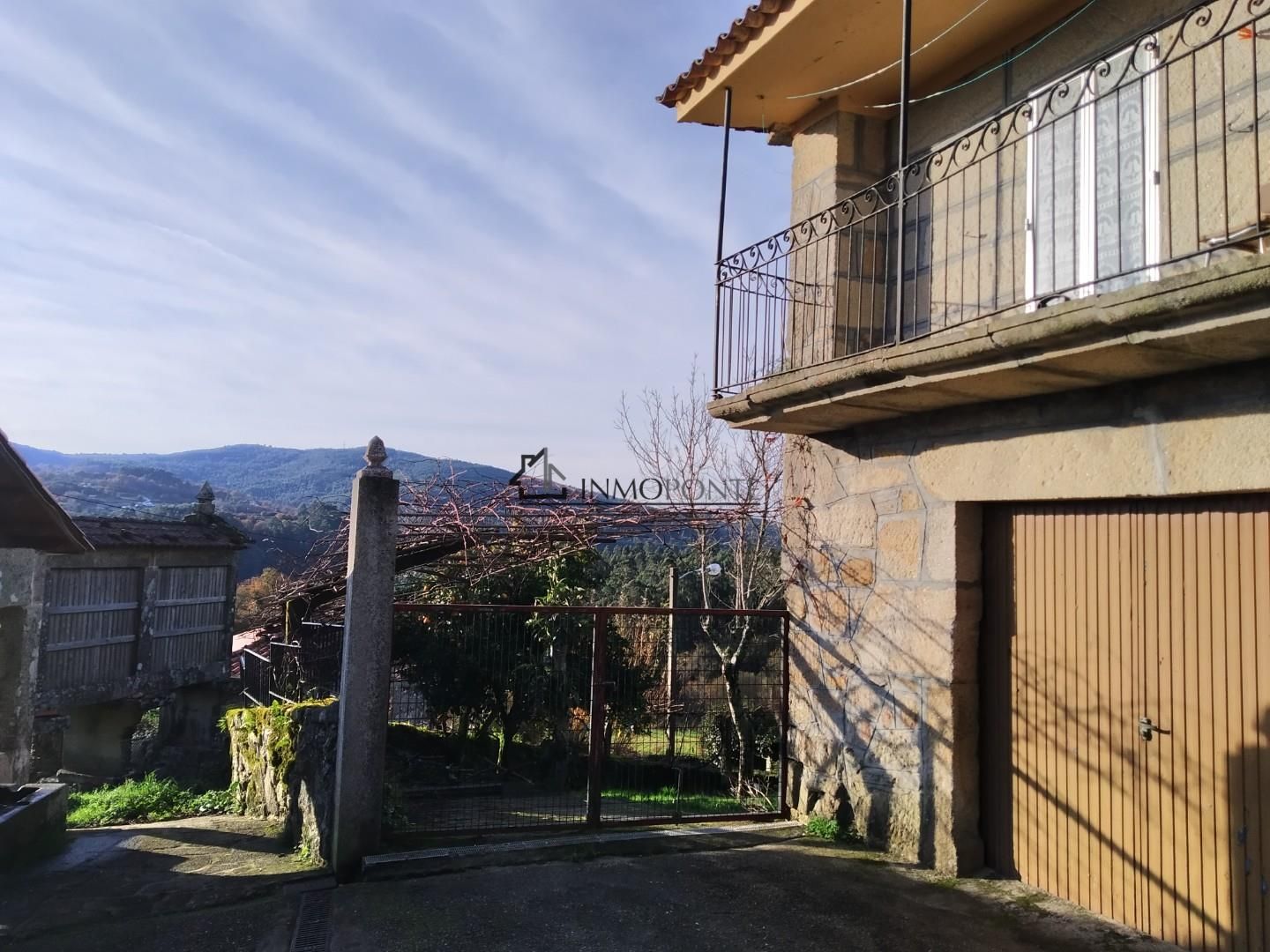 Exterior view of House or chalet for sale in Campo Lameiro  with Private garden