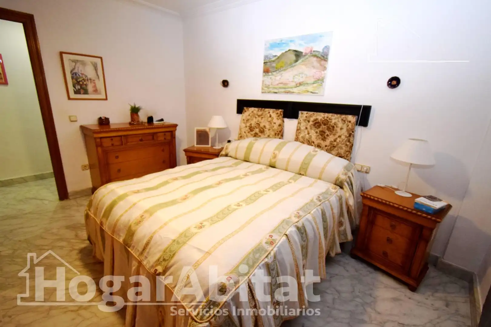 Bedroom of Flat for sale in Torrent  with Air Conditioner, Heating and Balcony