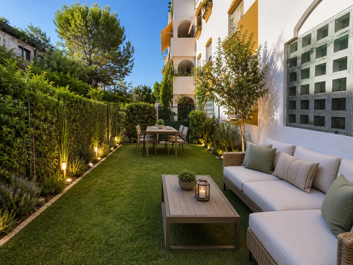 Terrace of Flat for sale in Marbella  with Air Conditioner, Private garden and Terrace