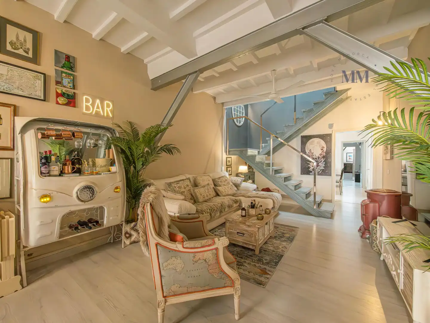 Sala d'estar de Casa o xalet en venda en Maó - Mahón amb Aire condicionat, Calefacció i Terrassa