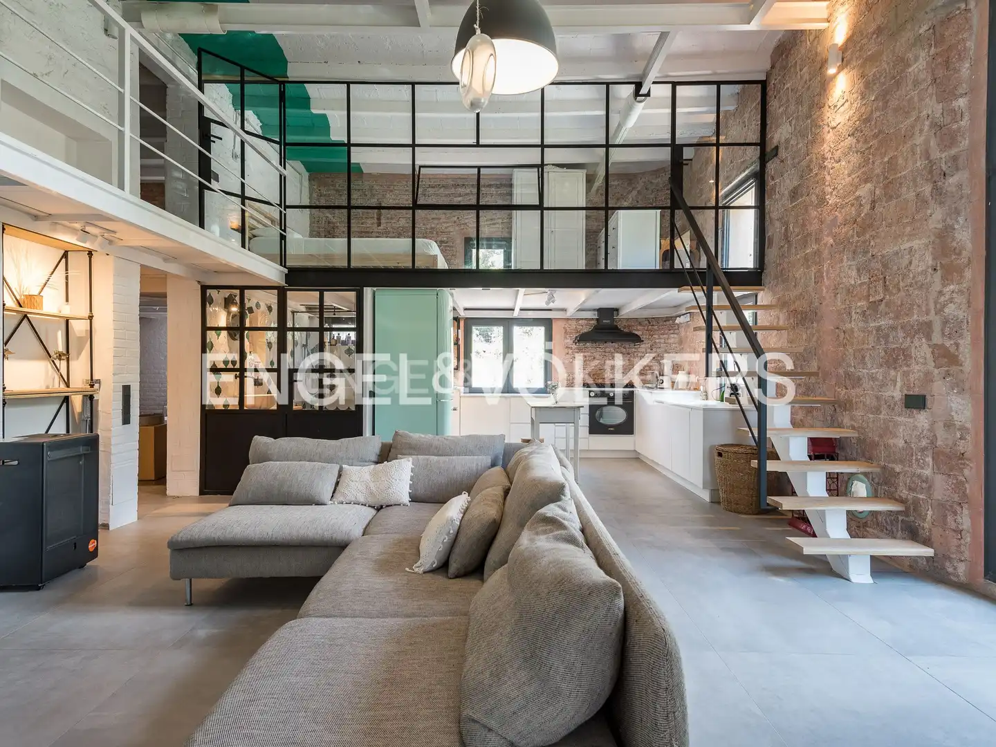 Sala de estar de Apartamento en venta en Barcelona con Aire acondicionado, Calefacción y Amueblado