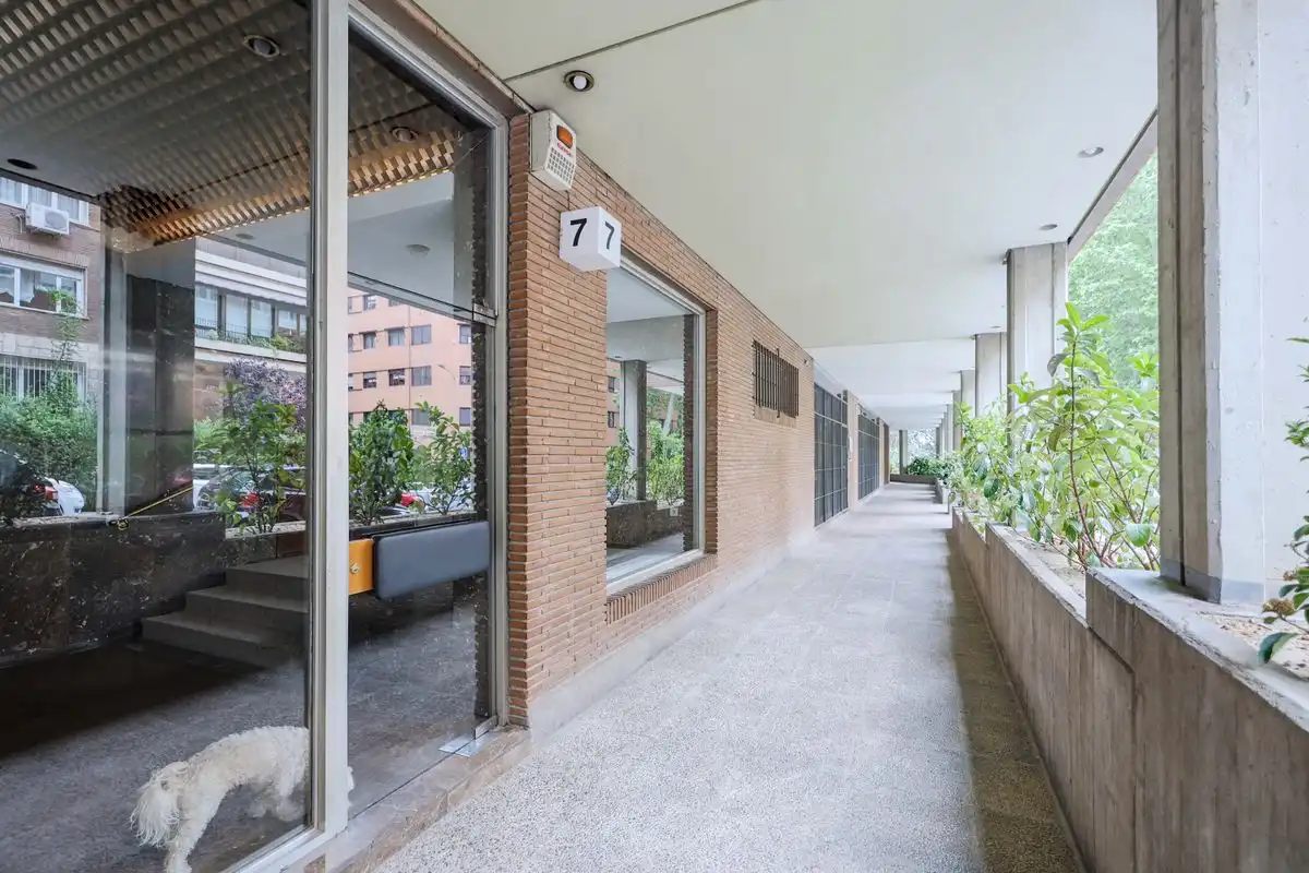Vista exterior de Pis en venda en Madrid amb Aire condicionat, Calefacció i Jardí privat