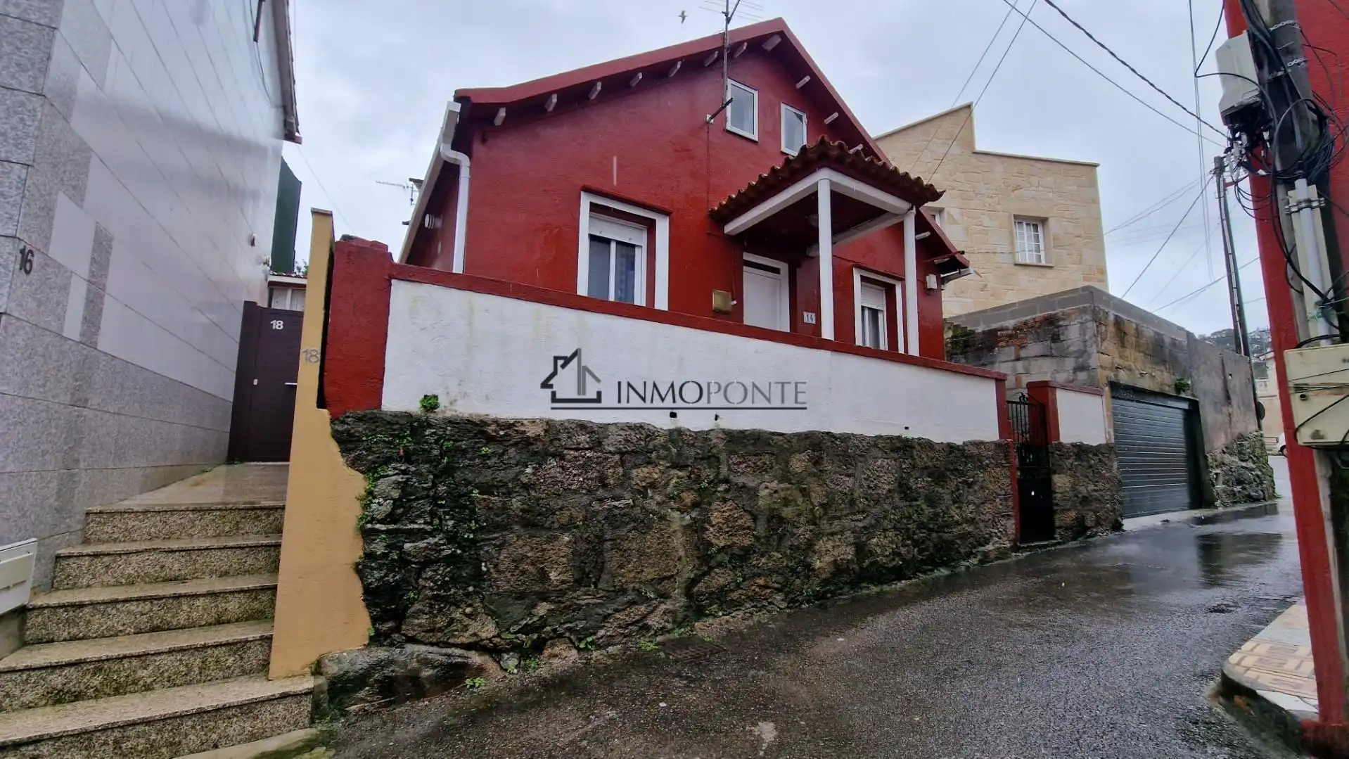 Vista exterior de Casa o chalet en venta en Marín con Calefacción y Terraza