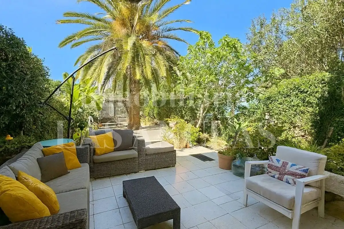 Terraza de Casa adosada en venta en Santa Eulària des Riu con Aire acondicionado, Jardín privado y Terraza