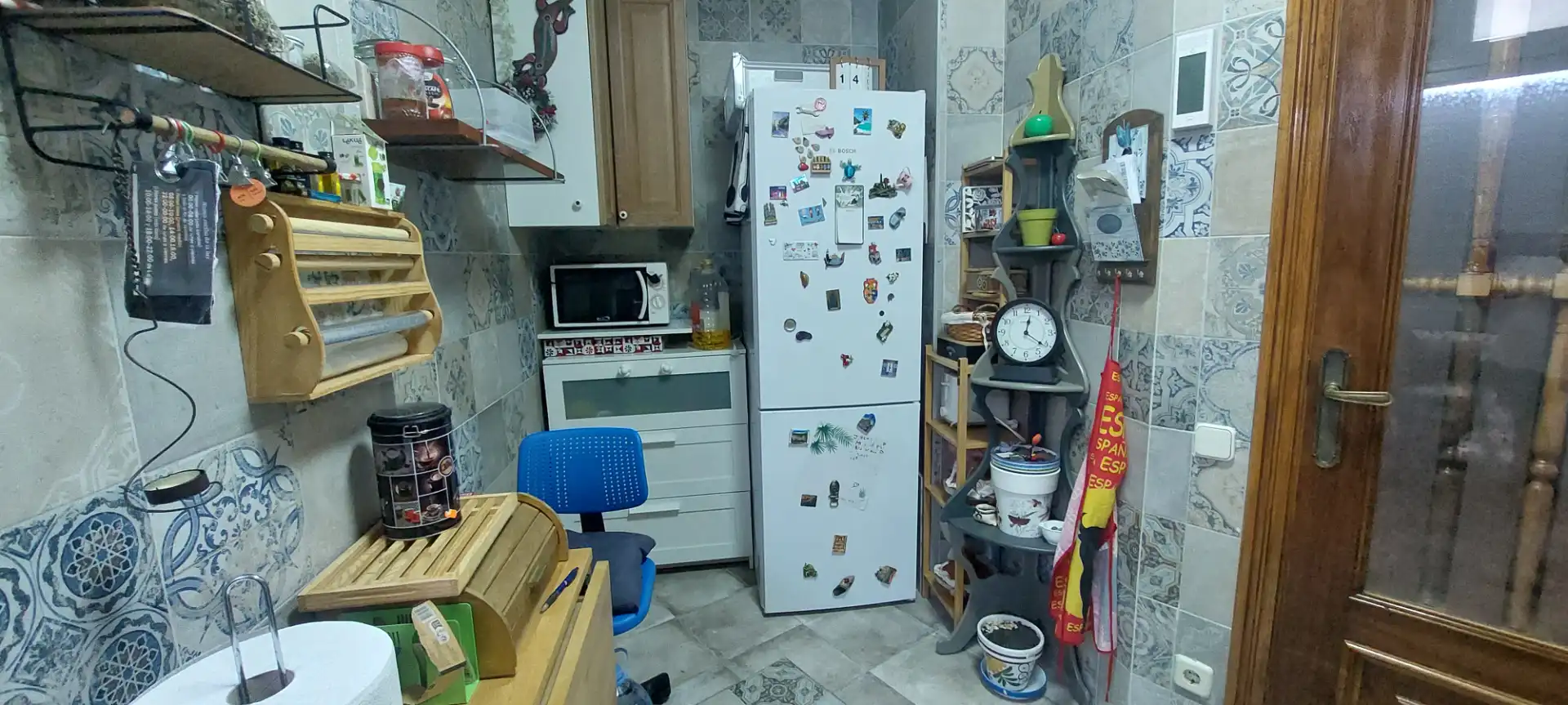 Kitchen of Flat for sale in Madrid  with Air Conditioner, Heating and Terrace