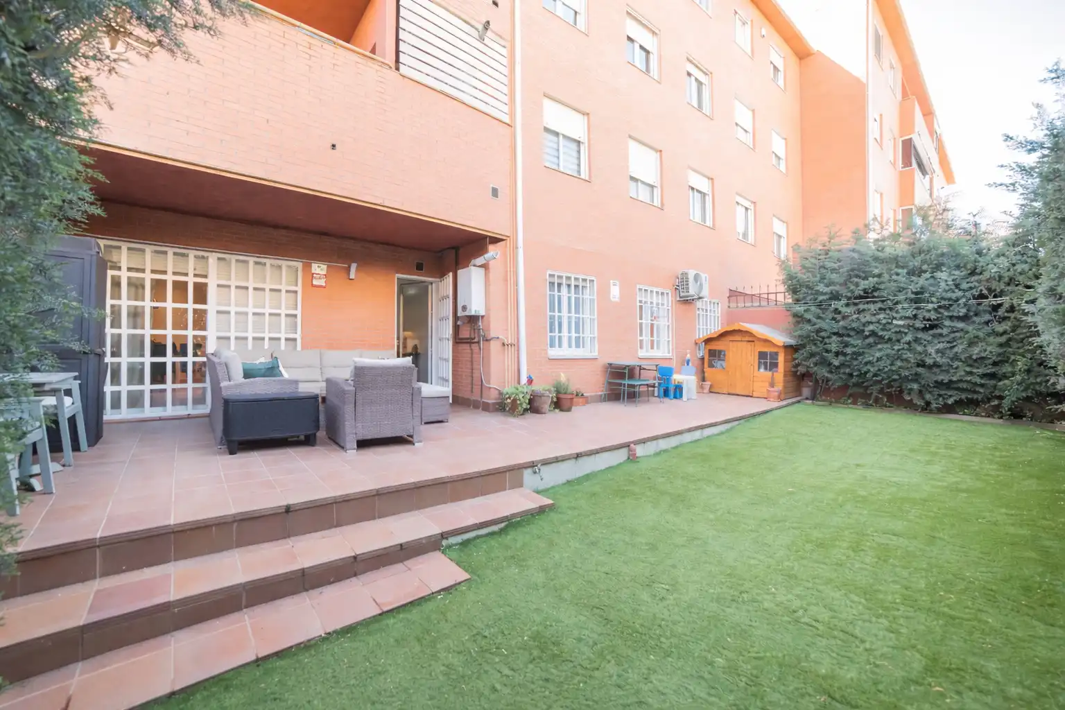 Terrace of Flat for sale in Boadilla del Monte  with Air Conditioner, Heating and Private garden