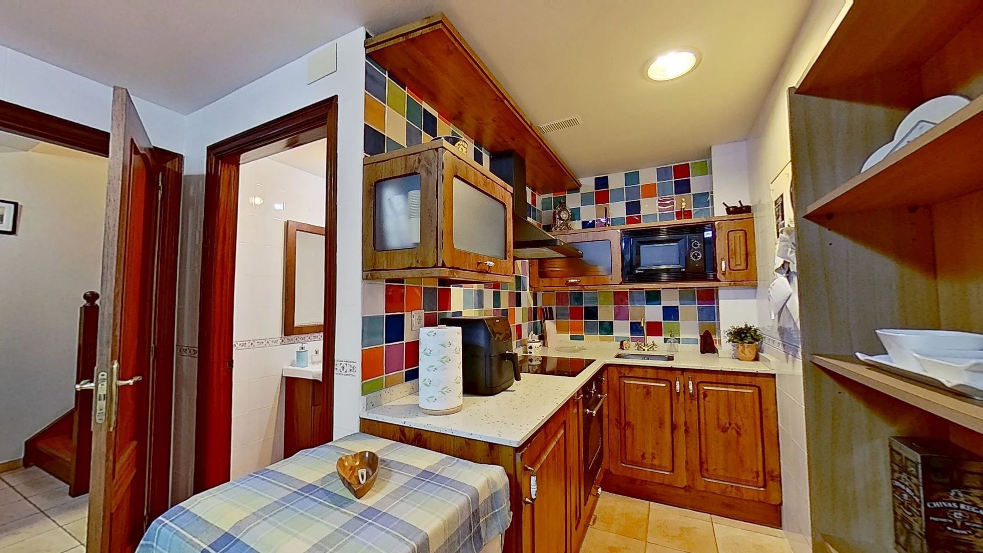 Cocina de Casa adosada en venta en Valle de Trápaga-Trapagaran con Calefacción, Jardín privado y Terraza