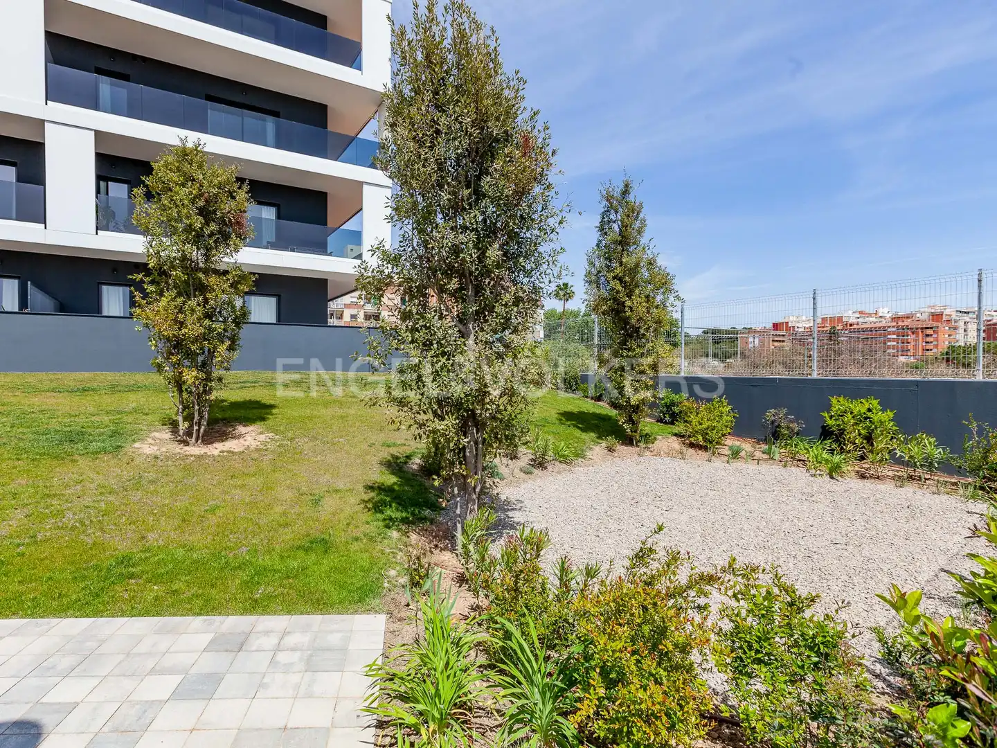 Terraza de Piso de alquiler en Esplugues de Llobregat con Aire acondicionado, Calefacción y Jardín privado