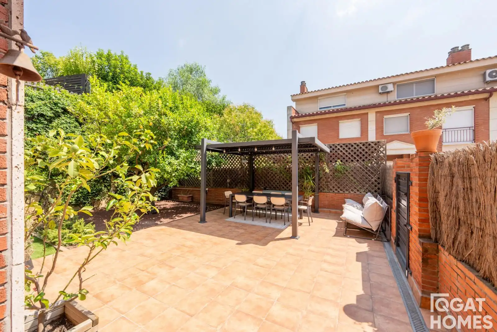 Terraza de Casa adosada en venta en Sant Cugat del Vallès con Aire acondicionado, Calefacción y Trastero