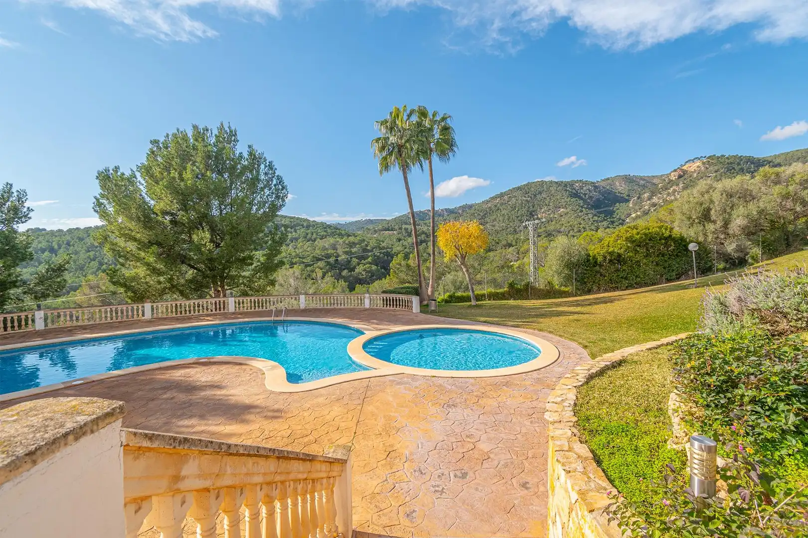 Piscina de Casa adosada en venta en  Palma de Mallorca con Aire acondicionado, Calefacción y Jardín privado