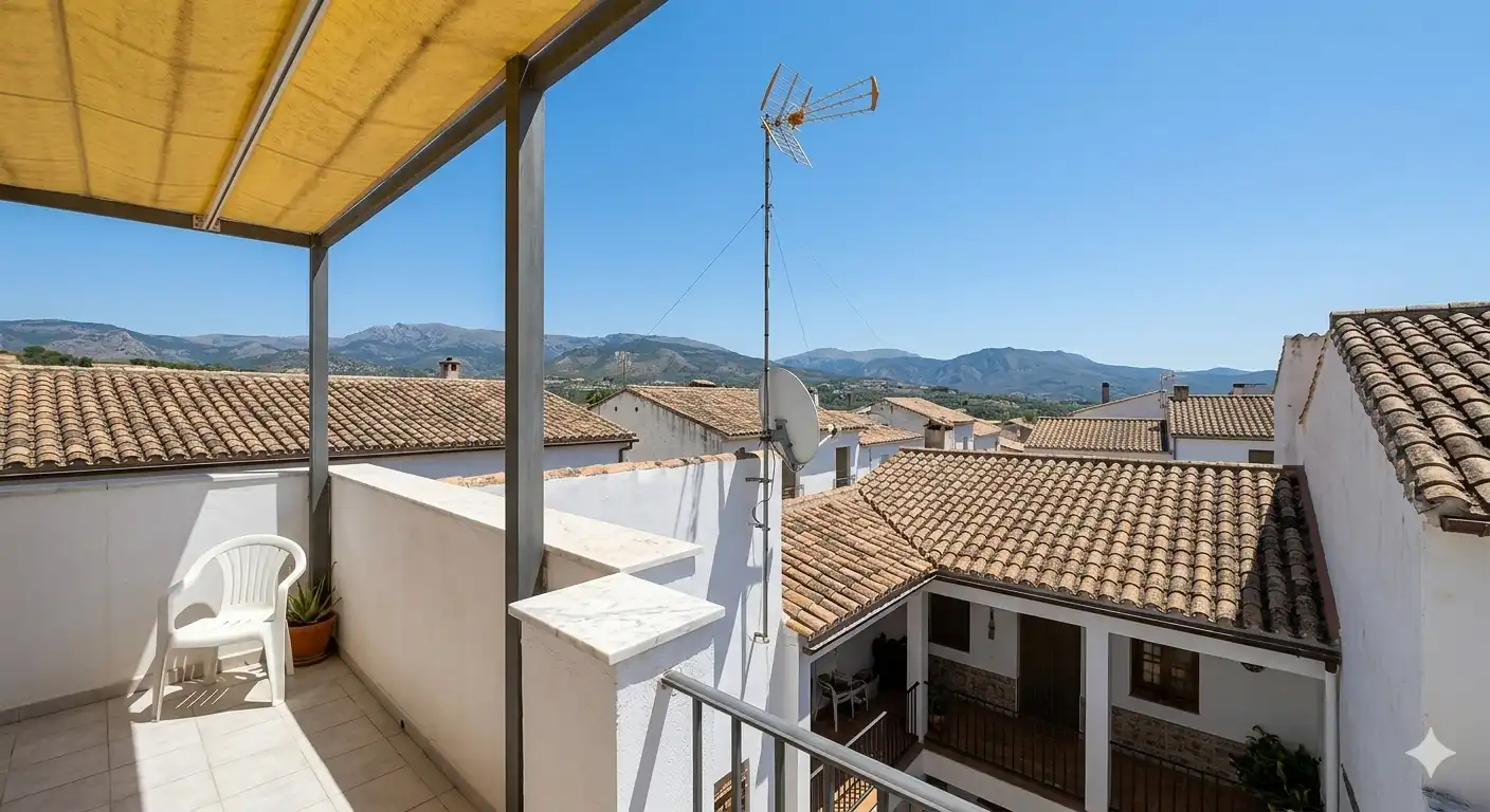 Vista exterior de Casa o xalet en venda en Carratraca amb Jardí privat i Traster