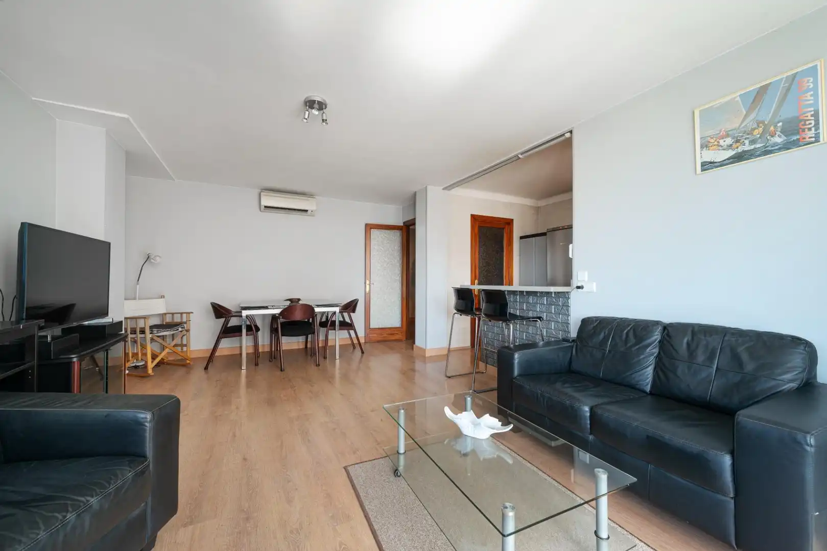 Living room of Flat for sale in Alcúdia  with Air Conditioner, Heating and Furnished
